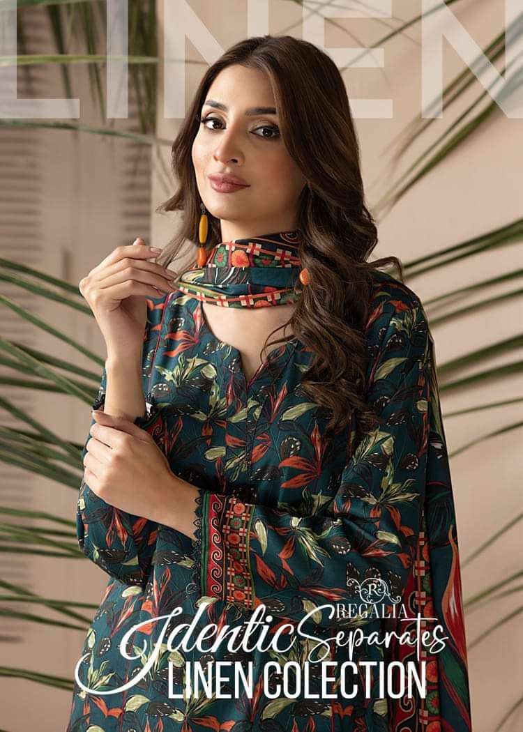 IDENTIC SEPARATES Printed LINEN Collection Vol1 2024 By Regalia